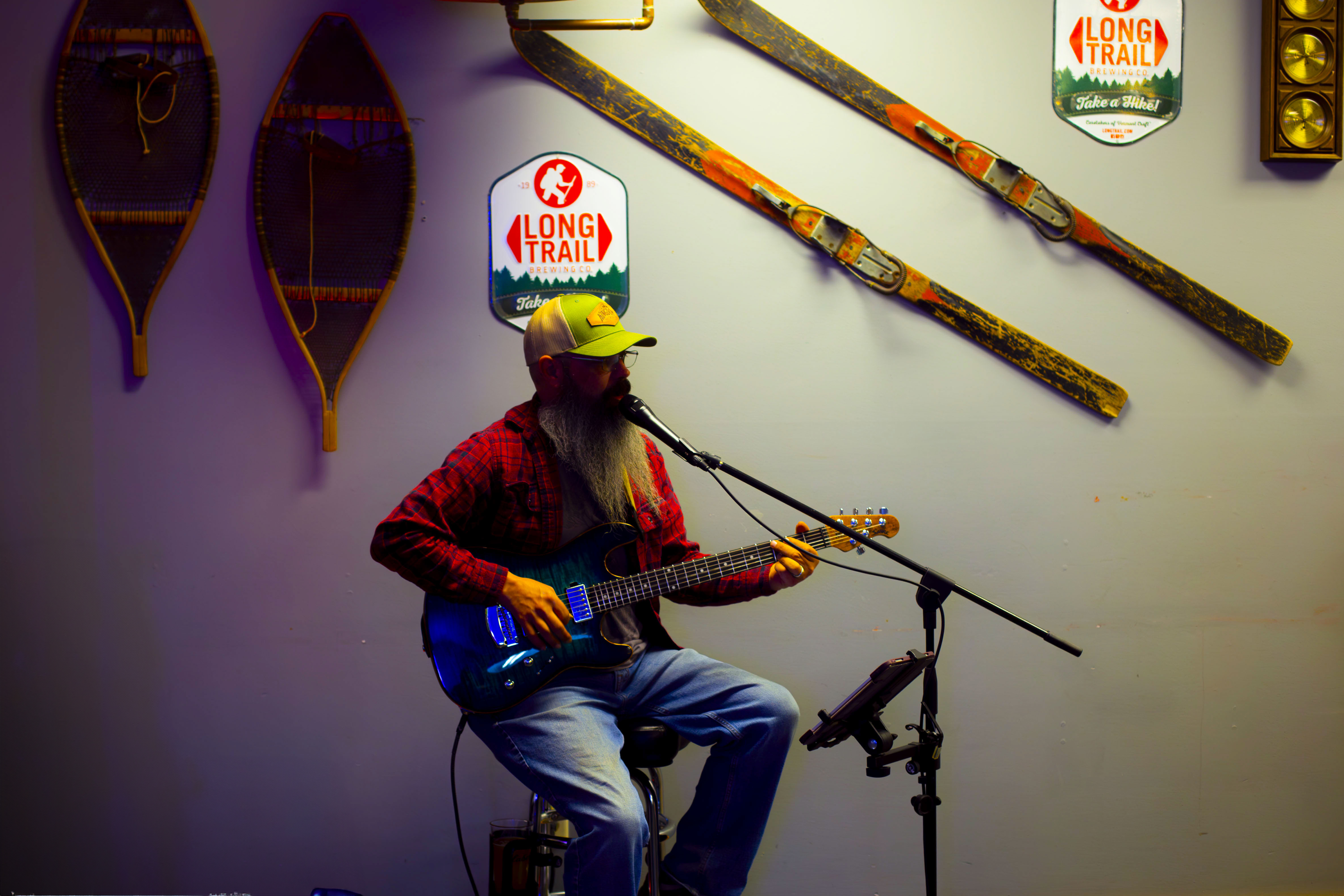 Nathan Michaud at Village Pizza in Orleans, VT