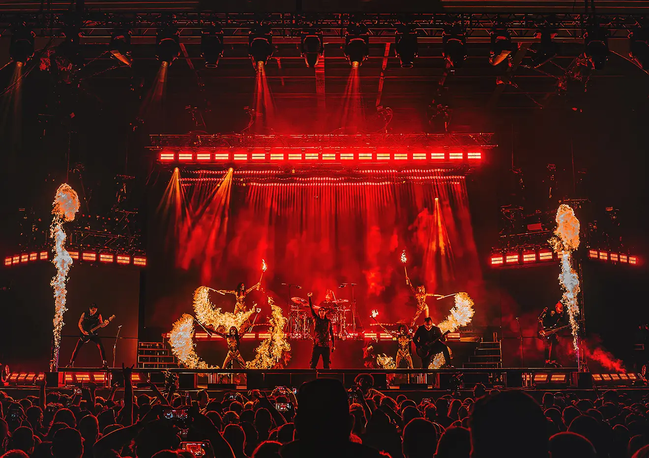 Motionless In White at Bank NH Pavilion in Gilford, New Hampshire